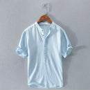 Camisa de Linho Masculina Lorennzi Azure 4