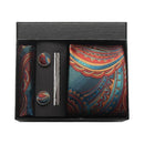 Gravata Estampada Conjunto de Seda Valentini