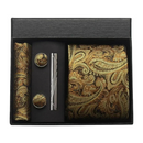 Gravata Estampada Lorennzi Conjunto de Seda 28