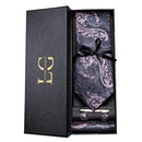 Kit Gravata Estampada de Seda Vitale Lorennzi 11