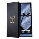 Kit Gravata Estampada de Seda Vitale Lorennzi 21