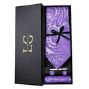 Kit Gravata Estampada de Seda Vitale Lorennzi 8