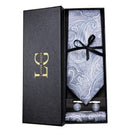 Kit Gravata Estampada de Seda Vitale Lorennzi 9